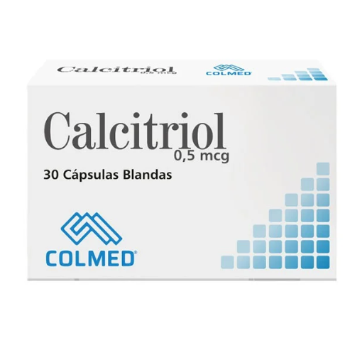 CALCITRIOL 0.50MCG CAP BLANDAS X 30